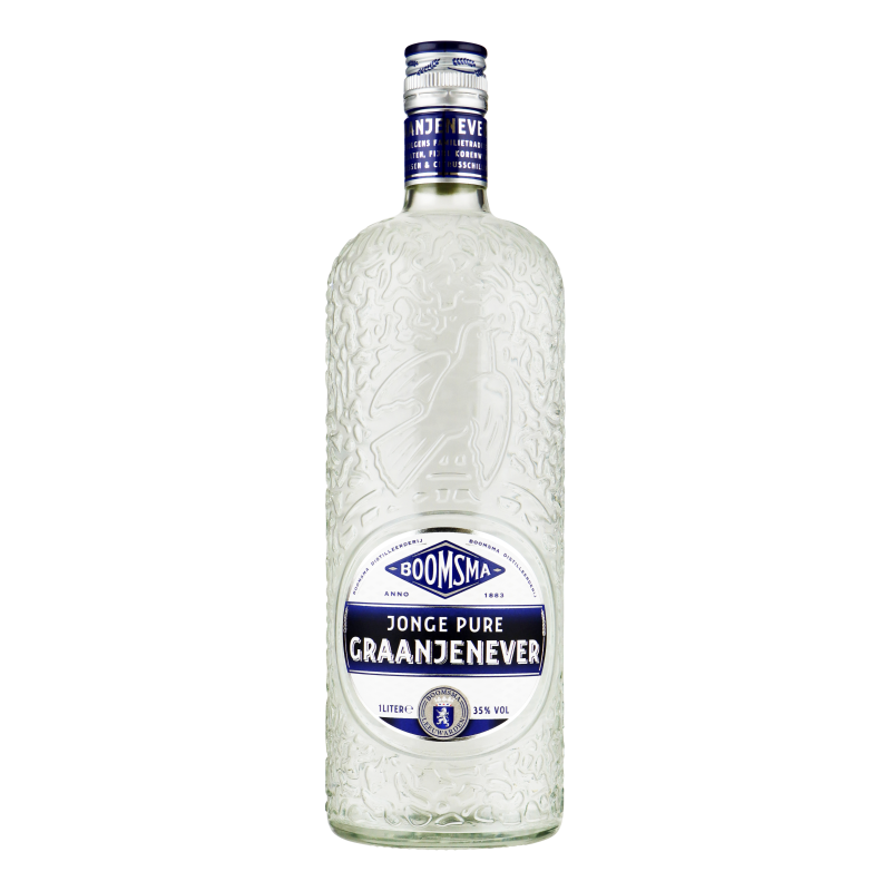 BOOMSMA JONGE PURE GRAANJENEVER LITER ( ds 6 fles)