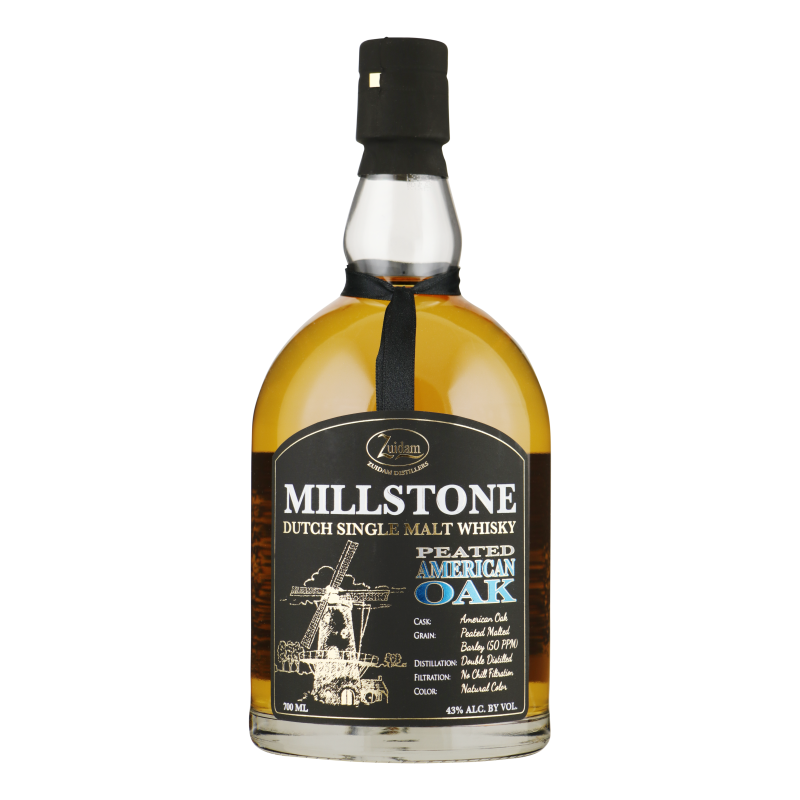MILLSTONE AMERICAN OAK PEATED 0,7 LITER 43%