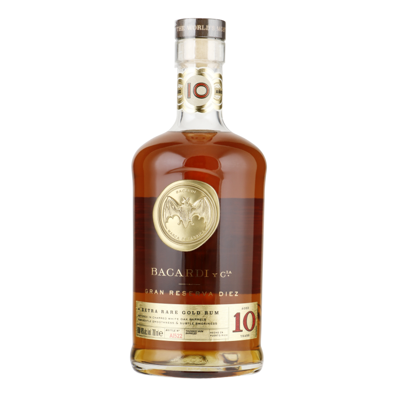 BACARDI GRAN RESERVA DIEZ 0,70 ltr.
