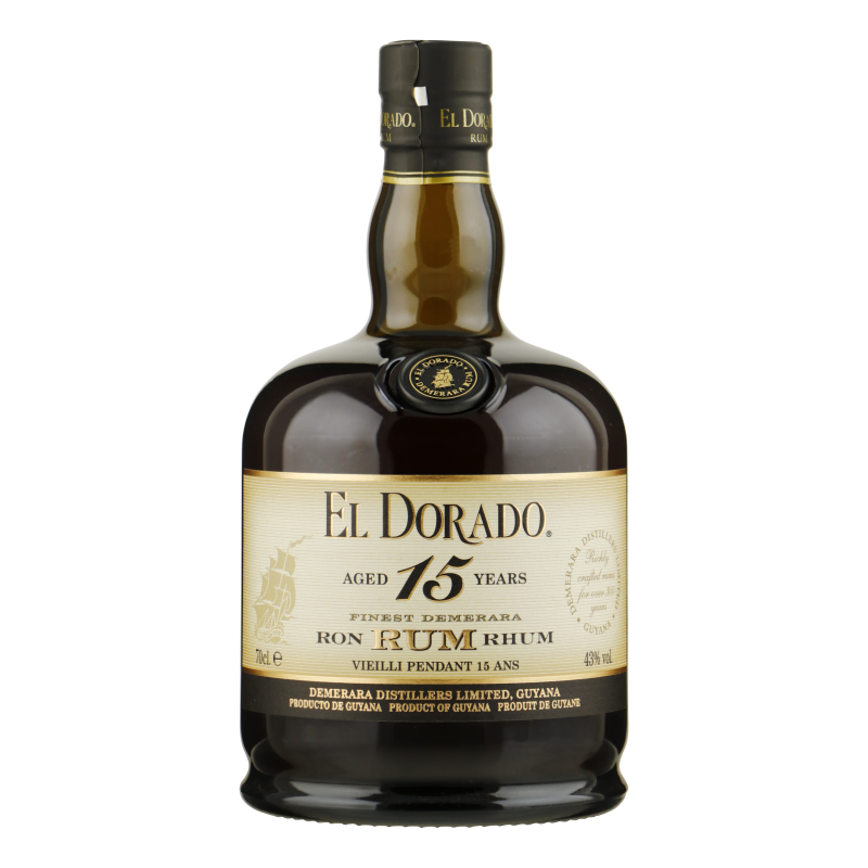 EL DORARO RUM 15 YEARS 43% 0,70 LITER