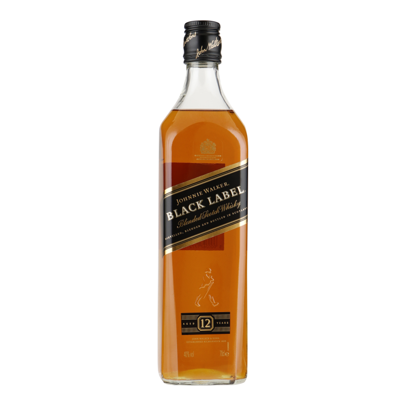 JOHNNIE WALKER BLACK LABEL 0,70 LITER 40%