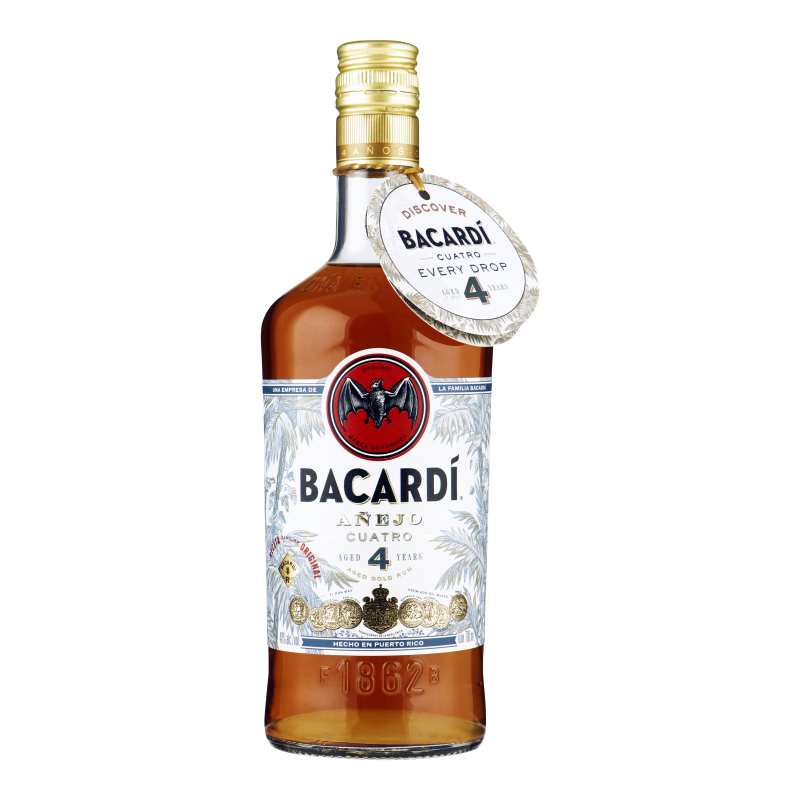 BACARDI ANEJO CUATRO 40% 0,70 LITER