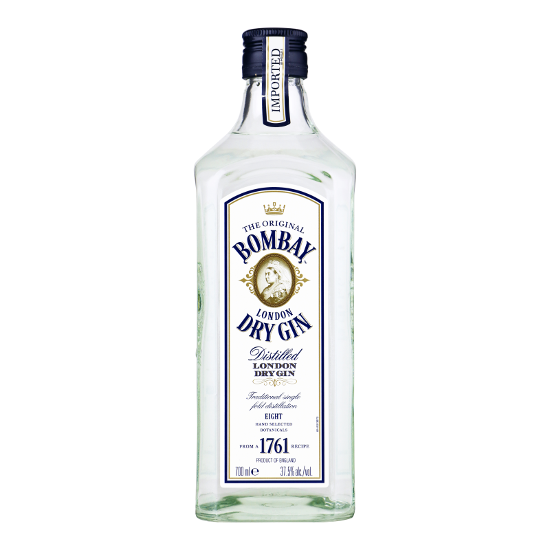 BOMBAY GIN 0,70 LITER 37,5%