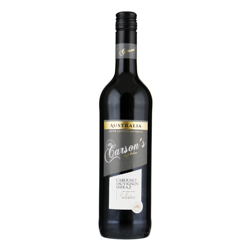 CARSONS CABERNET SAUVIGNON-SHIRAZ 0,75 LITER (ds 6 fles)