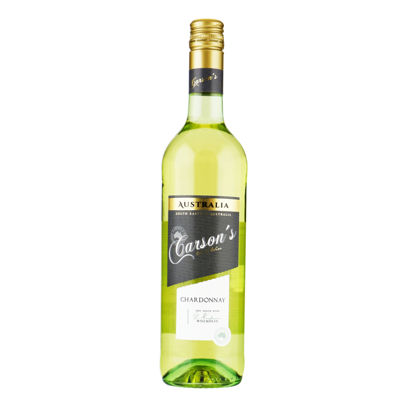 CARSONS CHARDONNAY 0,75 LITER (ds 6 fles)