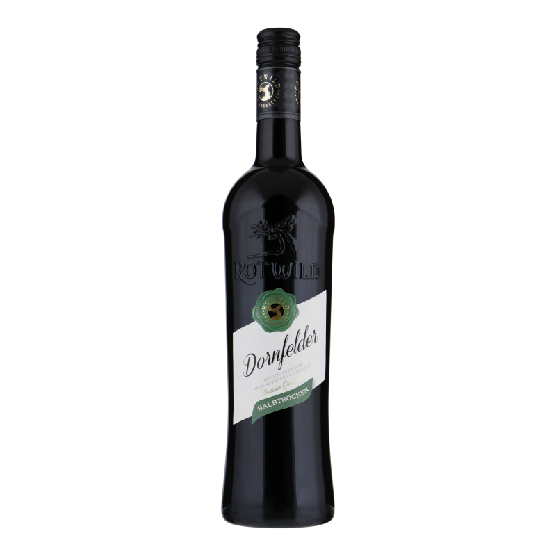 DORNFELDER ROTWILD QBA HALBTROCKEN 0,75 LITER (ds 6 fles)