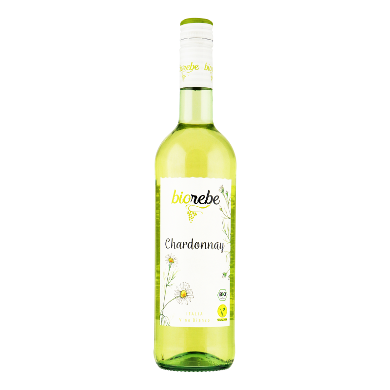 BIOREBE CHARDONNAY IGP (BIO) 0,75 LITER (ds 6 fles)