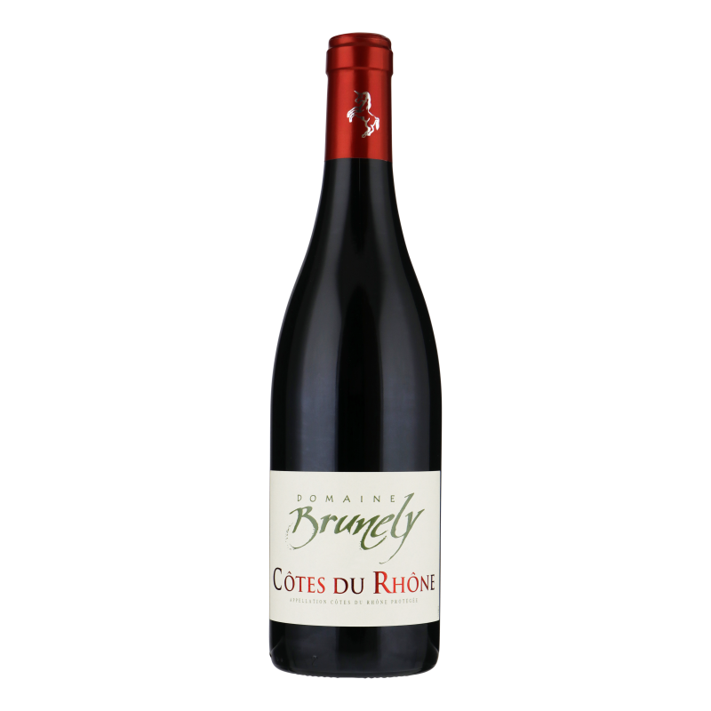 BRUNELY COTES DU RHONE ROUGE 0,75 LITER ( ds 6 fles)