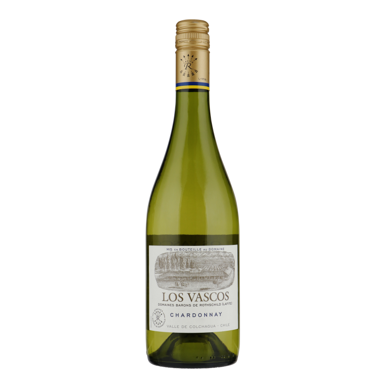LOS VASCOS CHARDONNAY 0,75 LITER (ds 6 fles)
