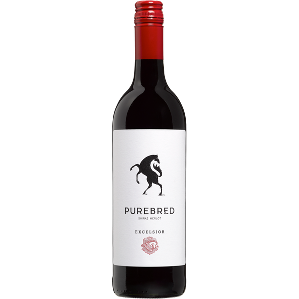 EXCELSIOR PUREBRED SHIRAZ/MERLOT 0,75 LITER (ds 6 fles)