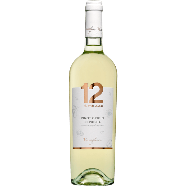 VARVAGLIONE 12 E MEZZO IGP PINOT GRIGIO 0,75 LITER (ds 6 fles)