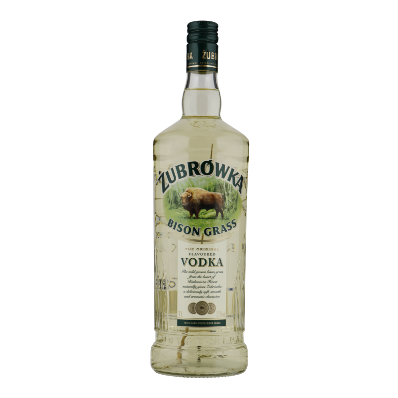 ZUBROWKA VODKA BISON GRAS 1.O LITER