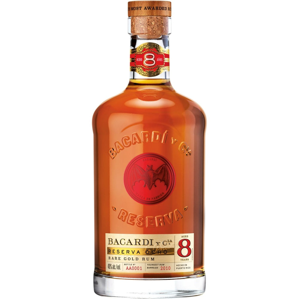 BACARDI 8 YEARS RESERVA OCHO 0,75 LITER