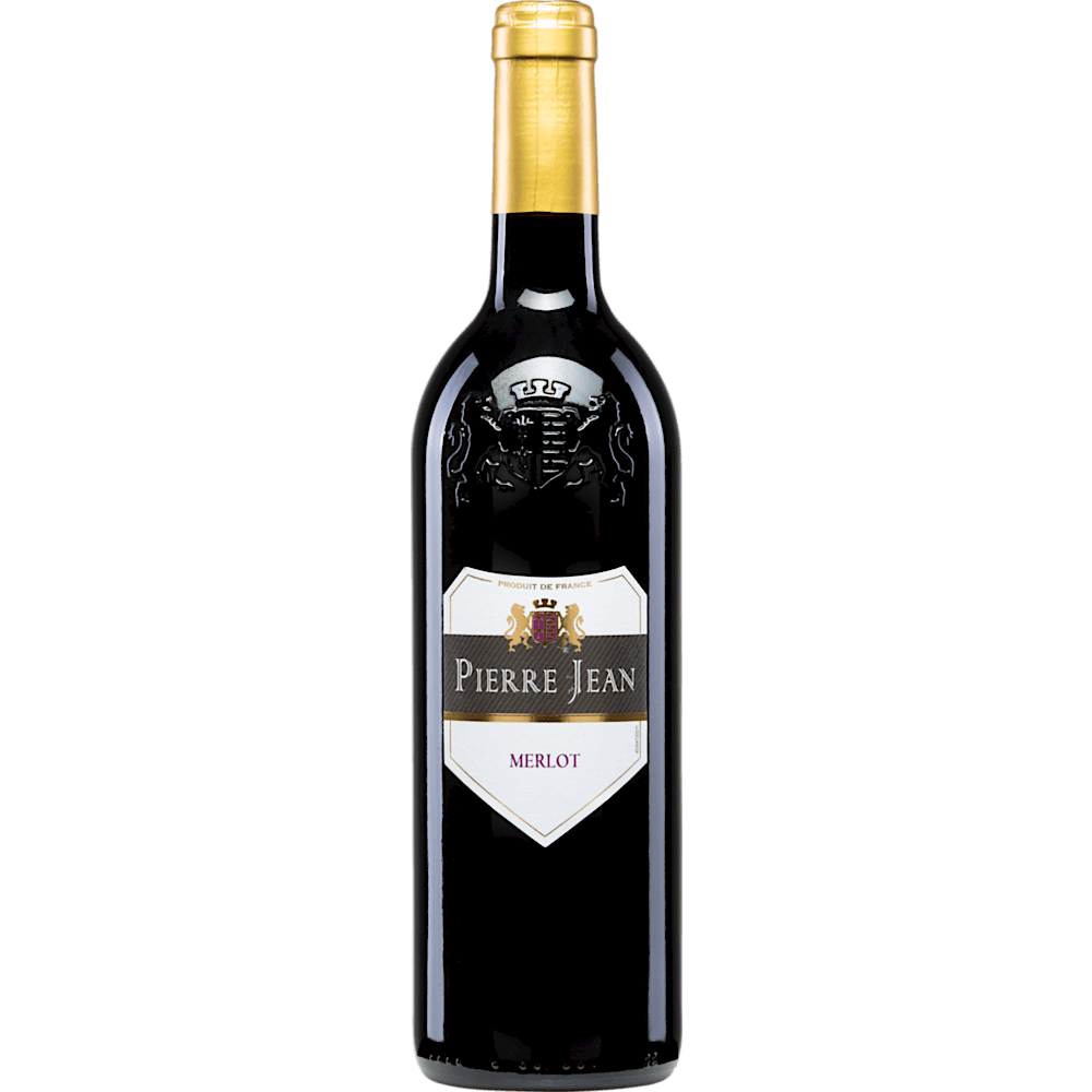 PIERRE JEAN MERLOT 0,75 LITER (ds 6 fles) **NIEUW**